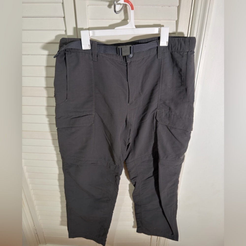 The North Face Men's Charcoal Cargo ZipOff Hiking Pants